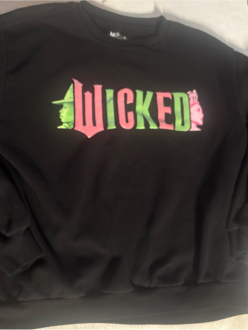 Universal Studios Black 'Wicked' Graphic Crew Sweatshirt